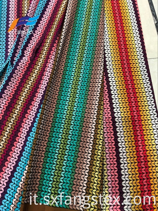 Colorful 100% Polyester Digital Printed Chiffon Abaya Fabric 2
